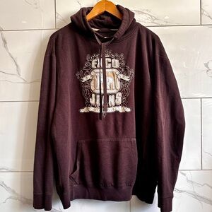 Exco Embroidered Crest Logo Hoodie Y2K Streetwear
